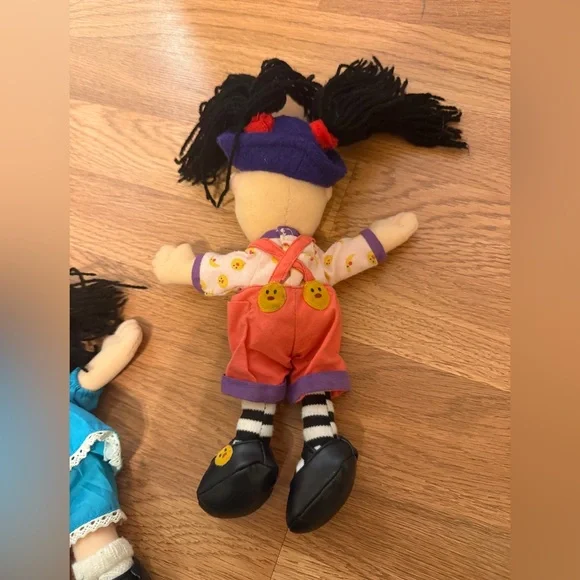 RARE VINTAGE- The Big Comfy Couch Dolls (set of 2) 1997 edition